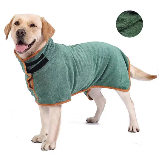 Dog bathrobe